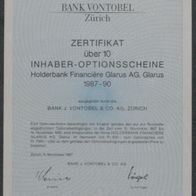 Bank Vontobel & Co. AG, Zürich 10er-OS 1997