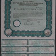 Bayerische Hypotheken- und Wechsel-Bank Aktiengesellschaft 30er-OS 1986