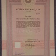 Citizen Watch Co., Ltd. 1er-OS 1992-1996
