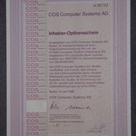 COS Computer Systems AG 1er-OS 1988-1993