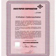 Daio Paper Corporation 4er-OS 1989-1994