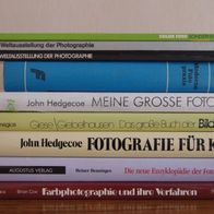 9 x Fotoliteratur, diverse Foto-Bücher