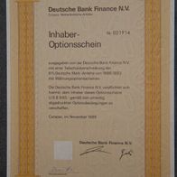 Deutsche Bank Finance N. V. 500 USD-OS 1986-1992