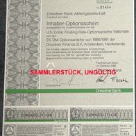 Dresdner Bank Aktiengesellschaft 1er-OS 1986-1991