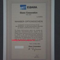 Ebara Corporation 1er-OS 1994-1998