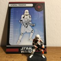 Star Wars Miniatures, Champions of the Force, #38 Utapau Trooper (mit Karte)