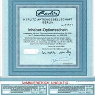 Herlitz Aktiengesellschaft 1er-OS 1989-1999