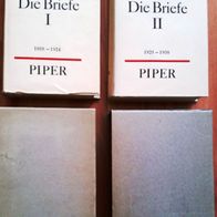 Ernst Barlach: Die Briefe (I: 1888-1924; II: 1925-1938; München Piper; 1968-69) Ln.