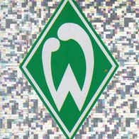 Werder Bremen Topps Sammelbild 2009 Vereinslogo Glitzer Bildnummer 45