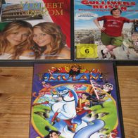 3 DVD Mulan, Gullivers Reisen, Verliebt in Rom