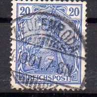 D. Reich 1900, Mi. Nr. 0057 / 57, Reichspost gestempelt Zeulenroda -4.10.1901 #06646