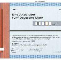 artware Grafik und Kunsthandel Aktiengesellschaft 1998 5 DM