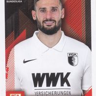 FC Augsburg Topps Sammelbild 2020 Daniel Caligiuri Bildnummer 17