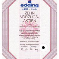 edding Aktiengesellschaft 1996 500 DM