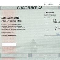 Eurobike Aktiengesellschaft 1996 50 DM
