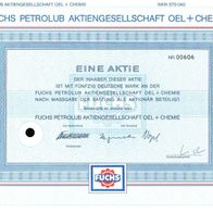 Fuchs Petrolub Aktiengesellschaft Oel + Chemie Stämme 1985 50 DM