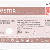 Gestra Aktiengesellschaft 1983 2500 DM