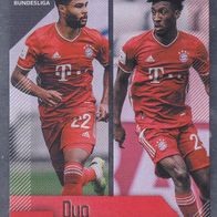 Bayern München Topps Sammelbild 2020 Duo Gnabry & Coman Nr.306