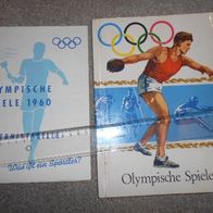 Olympische Spiele Buch von 1960 Rückblick 1928 1936 1956 1960 Chronik