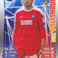 Karlsruher SC Topps Trading Card 2015 Dirk Orlishausen Nr.413