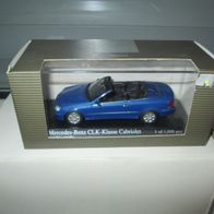 Minichamps 1:43 - Mercedes-Benz CLK -Klasse Cabriolet blau 1 Of 1008 Pcs