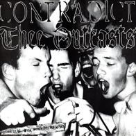 Contradict / Thee Outcasts - Split 7" (1999) Limited White Vinyl / Canada Punk