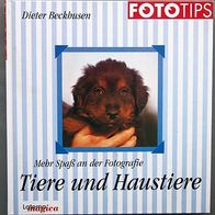 Buch Dieter Beckhusen Mehr Spaß an der Fotografie, Tiere und Haustiere