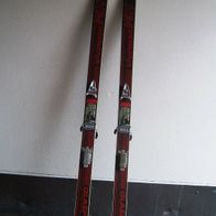 Germania Alpin-Ski 1,70 m mit Winkelstahlkanten und Polyäthylenlaufsohle DDR