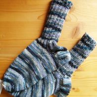 Handarbeit * Kuschelige Kindersocken aus Regia-Sockenwolle, Gr. 30/31