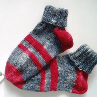 Handarbeit * Kuschelige Kindersocken aus Regia-Sockenwolle, Gr. 28/29