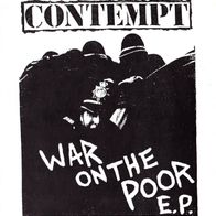 Contempt - War on the poor 7" (1997) Harmony Records / UK Protest-Punk