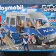 Playmobil Polizeibus mit Straßensperre 9236 NEU & OVP!