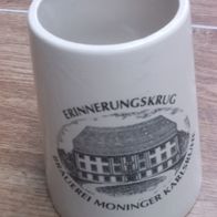 1664 / Bierkrug der Brauerei Moninger Karlsruhe 1/2 ltr unbenutzt