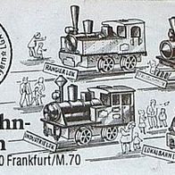 Im Eisenbahnmuseum Beipackzettel