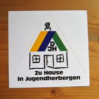 Sticker Aufkleber "Zu Hause in Jugendherbergen" Sammlerstück selten