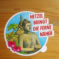 Sticker Aufkleber "Hetzel bringt die Ferne näher" 80er Jahre Sammlerstück