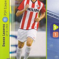 PSV Eindhoven Panini Trading Card Champions League 2008 Jefferson Danko Lazovic 177