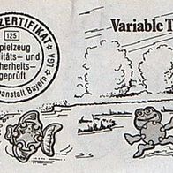 Variable Tierpuzzle 1993 Fisch Beipackzettel