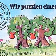 Wir puzzlen einen Baum 1988 Beipackzettel