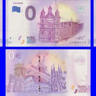 0 Euro Schein Set Vilnius / Kaunas / Trakai LTAA / LTAB / LTAC 2018-1 gleiche Nr 2758
