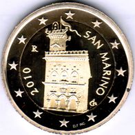 2 Euro San Marino 2010 PP Polierte Platte Proof Epreuve