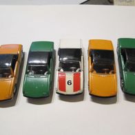1:66 Konvolut Schuco 5 x VW Porsche 914/ grün orange weiss/ rot usw