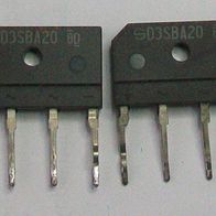 2 X Gleichrichter D3SBA20 original, gebraucht