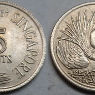 Singapur 5 Cents 1967 ## Ga3