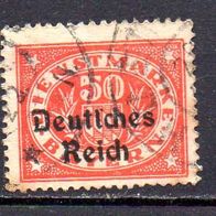 D. Reich Dienst 1920, Mi. Nr. 0040 / D40, Überdruck Bayern, gestempelt #06714