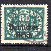 D. Reich Dienst 1920, Mi. Nr. 0041 / D41, Überdruck auf Bayern, gestempelt #06723