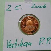 Vatikan 2006 2 Cent PP