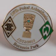 Werder Bremen Fussball Pin DFB Pokal 2015 bei Borussia Mönchengladbach (1)