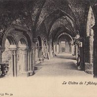 Alte AK s/ w Gand Gent - Le Cloitre de l´Abbaye St. Bavon