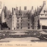 Alte AK s/ w - Langeais - Le Chateau - Facade interieure